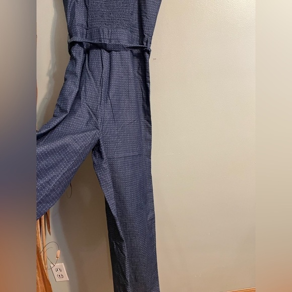 Black Swan Womens Wide Leg Buttons Angelica Jumpsuit Blue Size S NWT - Picture 10 of 16